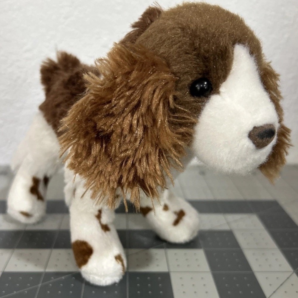 Douglas Cuddle Toys Springer Spaniel Plush Stuffed Animal Dog Brown White 4016 - Picture 13 of 16